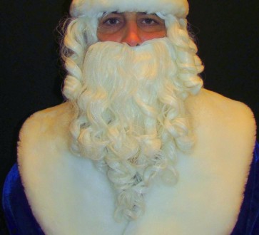  Комплект-костюм Деда Мороза «ЭЛИТНЫЙ СИНИЙ-7». Код 107717 Комплект-костюм Деда . . фото 5