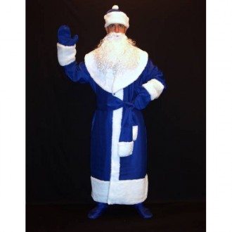  Пропоновані розміри цієї моделі костюма Карнавальний комплект-костюм Діда Мороз. . фото 3