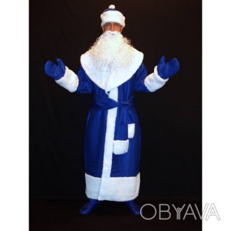  Пропоновані розміри цієї моделі костюма Карнавальний комплект-костюм Діда Мороз. . фото 1