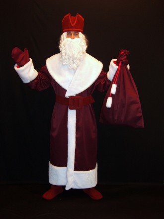  Пропоновані розміри цієї моделі костюма Карнавальний комплект-костюм Діда Мороз. . фото 2