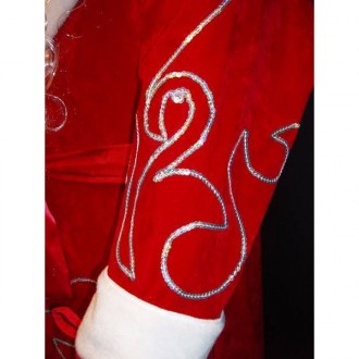  Костюм Деда Мороза красно-бордовый «СЛАВЯНСКИЙ-1». Код 107621 Предлагаемые разм. . фото 6
