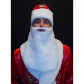  Комплект-костюм Деда Мороза «БЛЕСТЯЩИЙ КРАСНЫЙ-2». Код 107872 Костюмотшит в одн. . фото 3