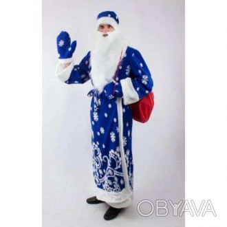  Взрослый костюм Деда Мороза р. 50-52 Этот карнавальный костюм сделан в Украине . . фото 1