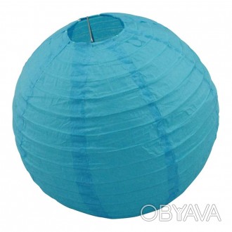 Куля (35см) синя. Декор підвісний DD1-0522 Розміри: діам. 35см Колір синій Мате. . фото 1