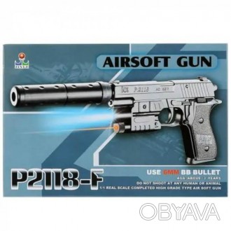  Пневматический пистолет Airsoft Gun P2118-F 03291 
 Пневматический пистолет Air. . фото 1