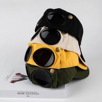 Кепка Бейсболка Hande Made (C.P. Company) с маской Солнцезащитные очки, Унисекс
. . фото 2