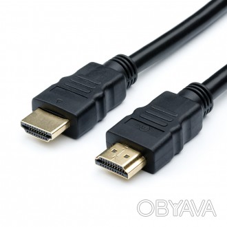 Стандартный кабель HDMI-HDMI от Atcom длинной 1,5 метра:
- позолоченные разъемы;. . фото 1