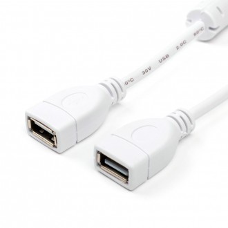 Эксклюзивный кабель ATcom USB 2.0 AF/AF 
USB 2.0 с обоих концов мама
. . фото 2