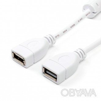 Эксклюзивный кабель ATcom USB 2.0 AF/AF 
USB 2.0 с обоих концов мама
. . фото 1