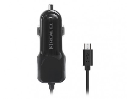 Автомобильное зарядное устройство REAL-EL CA-15 USB предназначено для питания и . . фото 3