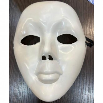  Безлика маска 0678000 Маска Безлика Вольто (біла) – класична маска венеціансько. . фото 2