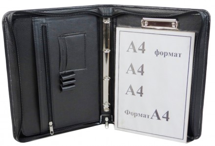 Папка-портфель деловая из из эко кожи Exclusive, Украина 710100 black
Элегантная. . фото 5