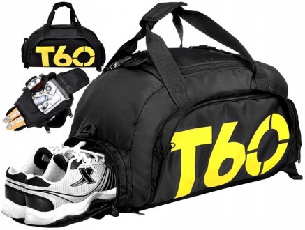 Спортивная сумка-рюкзак 2 в 1, 25L Edibazzar черный
 Описание товара:
	Один осно. . фото 2