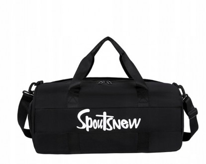 Цилиндрическая спортивная сумка с отделами для обуви, влажных вещей 20L Edibazza. . фото 8