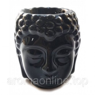 Керамическая лампа для ароматерапии в виде головы Будды.. . фото 4