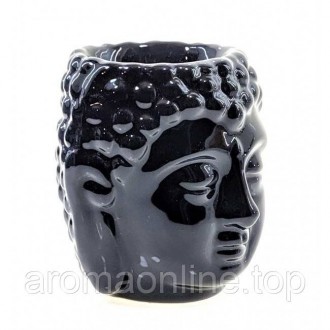Керамическая лампа для ароматерапии в виде головы Будды.. . фото 2