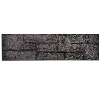 Самоклеюча 3D панель камінь чорний 1115х300х11мм (197)
Декоративні 3D панелі на . . фото 3