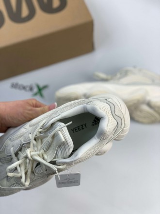 
 Adidas Yeezy 500 Bone White
Производитель Китай 
Материал натуральный замш +те. . фото 3
