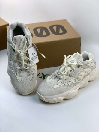 
 Adidas Yeezy 500 Bone White
Производитель Китай 
Материал натуральный замш +те. . фото 2