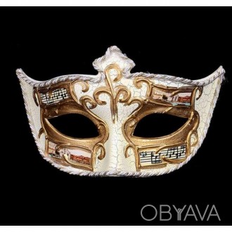  Венецианская маска с Нотами 00386 Издавна венецианские маски использовались для. . фото 1