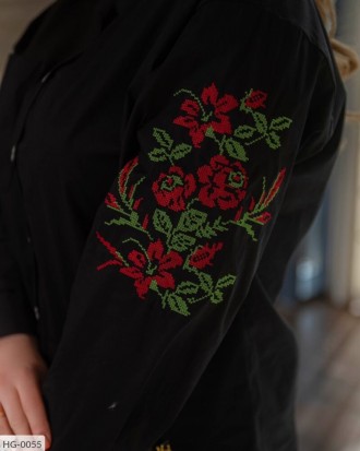 Рубашка HG-0056
Ткань: турецкий коттон (хлопок 85, полиэстер 15), на обоих рукав. . фото 5