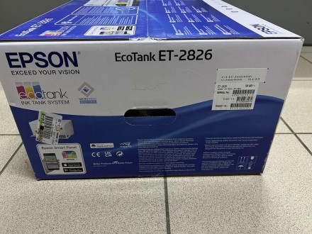 
Epson EcoTank ET-2826 струйный принтер НОВЫЙ!!!
Струйный принтер может печатать. . фото 4