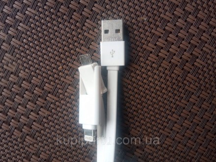 Зарядное устройство к телефону OCO C74A (5V.2.A) cable 1 м White (T-P01(W)+C-Lig. . фото 3
