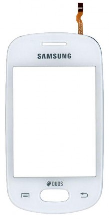 Тачскрін (Сенсорне скло) для смартфона Samsung Galaxy Star GT-S5280 білий. . фото 3