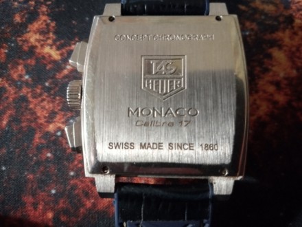 Часы TAG Heuer, линейка Monaco. Коллекцию Monaco впервые презентовали в 1969 год. . фото 6