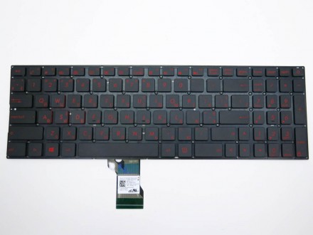 Клавиатура подходит к ноутбукам:
ASUS N501 N501J N501JW N501V N501VW N501JM Q551. . фото 4