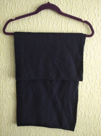 Темно - синий снуд, шарф.
Высота 33 см.
Ширина 70 см.. . фото 2