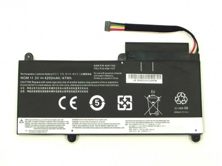 Аккумуляторная Батарея подходит к ноутбукам:
 Lenovo E450 E450C E460 E460C 
Совм. . фото 3