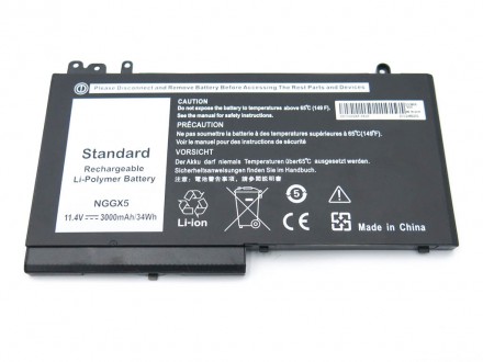 Аккумуляторная Батарея подходит к ноутбукам:
DELL Latitude E5270 E5470 M3510 E55. . фото 3