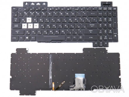 Клавиатура подходит к ноутбукам:
ASUS TUF Gaming FX504, FX504GD, FX504GE, FX504G. . фото 1