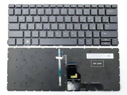 Совместимые модели ноутбуков: 
HP ProBook 430 G8, 435 G
Клавиатура для ноутбука . . фото 2
