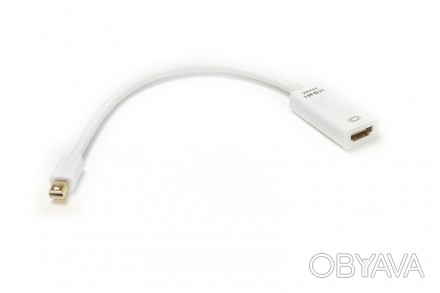 Кабель-переходник PowerPlant HDMI - mini DisplayPort, 0.15м, 1.4V
Тип кабеля: HD. . фото 1