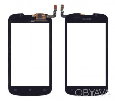 Тачскрін (Сенсорне скло) для смартфона Huawei Ascend G300 чорний. . фото 1
