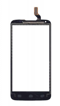 Тачскрін (Сенсорне скло) для смартфона Huawei Ascend G710 чорний HMCF-050-0860-V. . фото 3