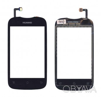 Тачскрін (Сенсорне скло) для смартфона Huawei U8655 Ascend Y201 Pro чорний. . фото 1