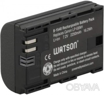 Характеристики батареї:7.2V, 2250mAh, 16.2Wh
Замінні батареї:Canon TLP-E6NH
. . фото 1