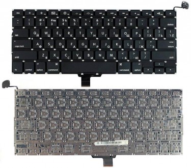 Клавіатура для ноутбука Apple MacBook Pro (A1278) Black, (No Frame), RU (горизон. . фото 4