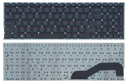 Клавіатура для ноутбука Asus (X540) Black, (No frame) RU. . фото 4
