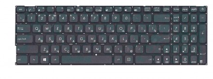 Клавіатура для ноутбука Asus X541, X541LA, X541S, X541SA, X541UA, R541, R541U Bl. . фото 2