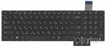 Клавіатура для ноутбука Asus (G750), Black (No Frame) RU Совместимость с моделям. . фото 1