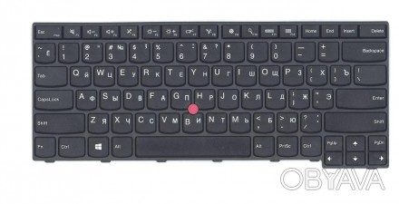 Клавіатура для ноутбука Lenovo ThinkPad (E450) із вказівником (Point Stick), Bla. . фото 1