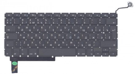 Клавіатура для ноутбука Apple MacBook Pro (A1286) (2011, 2012) Black, (No Frame). . фото 2
