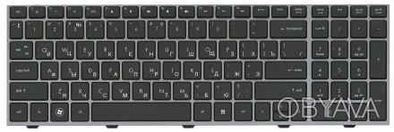 Клавіатура для ноутбука HP ProBook 4540s, 4545s, 4730s Black, (Gray Frame) UA Со. . фото 1