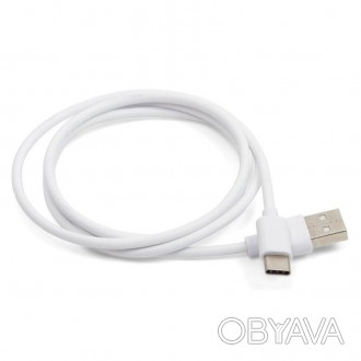 USB кабель, USB тип-C, USB тип-A, білий