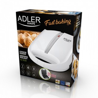 Ліщина Adler AD-3039-XL
 Гірешниця Adler AD-3039-XL апарат для випікання печива . . фото 7