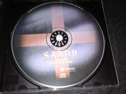 В продаже аудио диск SAXON «Performance»,  4 стр.буклет, диск без ца. . фото 5
